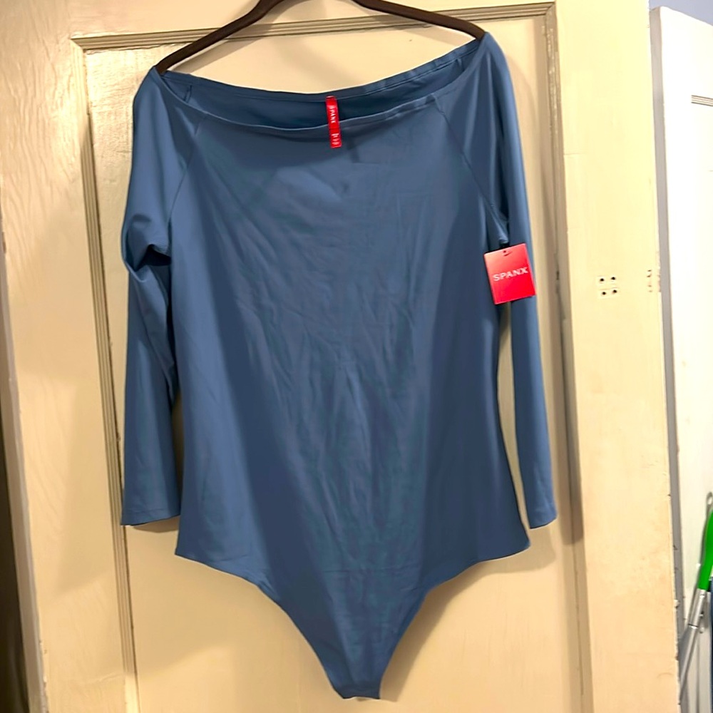 SPANX Rib Boatneck Bodysuit